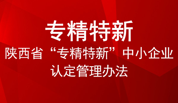 陕西省专精特新申报