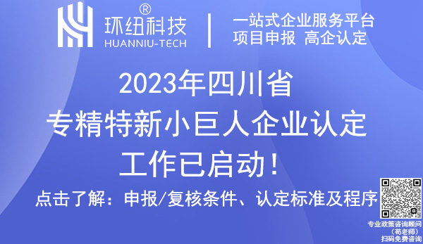 四川省专精特新小巨人认定申报