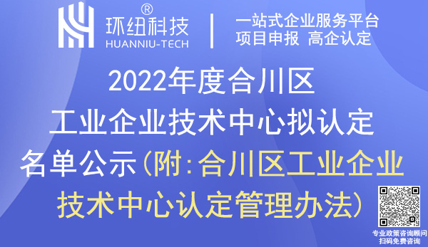 合川区工业企业技术中心认定