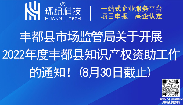 2022丰都县知识产权资助申报