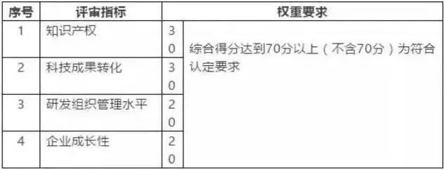 企业创新能力评分标准